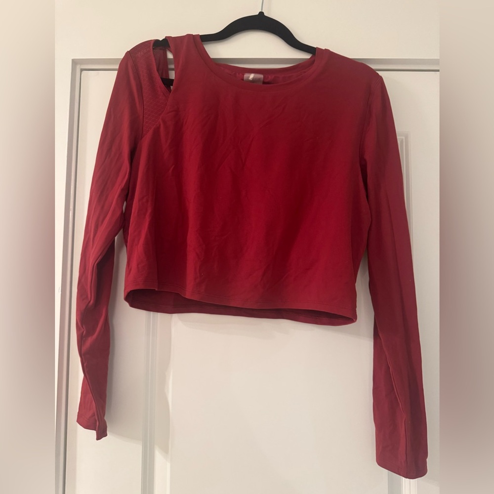 Calia Long Sleeve Crop Top